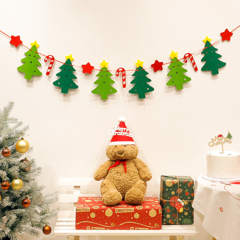 DIY Christmas LED Banner Lights – Decorative Hanging Garland for Holiday Rooms, Parties and Seasonal Decor