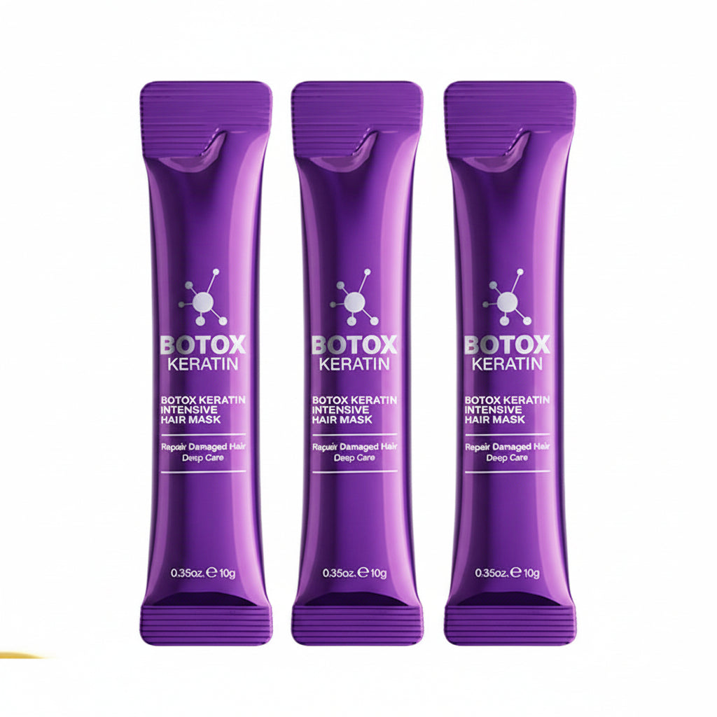 Keratin Hair Mask – 5-Second Deep Repair Treatment for Damaged, Frizzy Hair, Providing Intense Moisture for Soft, Smooth and Shiny Hair