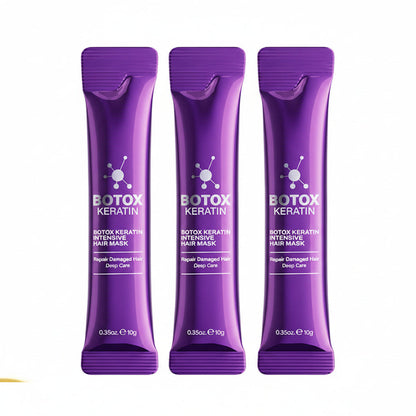Keratin Hair Mask – 5-Second Deep Repair Treatment for Damaged, Frizzy Hair, Providing Intense Moisture for Soft, Smooth and Shiny Hair
