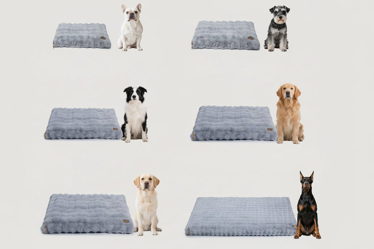 Ultra Plush Dog Bed – Soft Washable Pet Cushion Mattress for Large Dogs, Crates and Comfortable Sleep