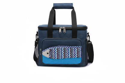 Insulated Bento Thermal Bag – Waterproof Japanese Lunch Tote with Large Capacity Storage for Picnics, Camping, Travel and Outdoor Meals