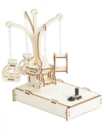 DIY STEM Science Kit – Wooden Car and Dinosaur Experiment Model for Hands-On Learning, Engineering Skills and Educational Play