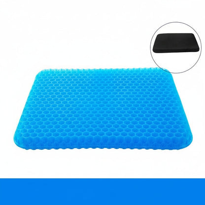 Cool Gel Car Seat Cushion - Breathable Honeycomb Cooling Pad for Car Seats, Office Chairs and Long Sitting Comfort