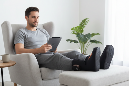 Cordless Air Compression Leg Massager – Rechargeable Foot and Calf Massage Boots with Vibration for Relaxation, Circulation Support and Recovery
