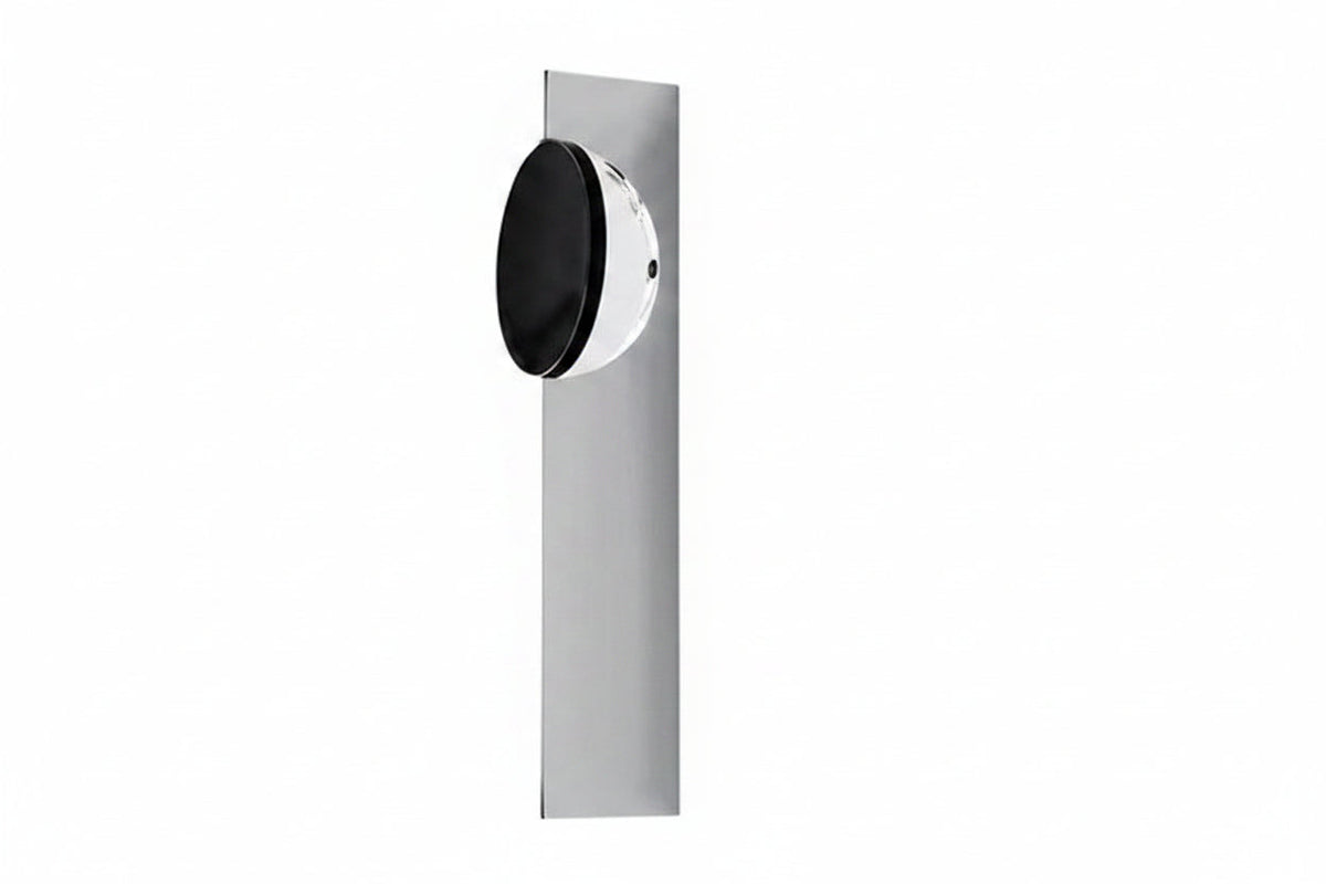 Chrome LED Wall Sconce – Modern Stainless Steel Wall Light for Bedrooms, Hallways, Staircases and Contemporary Interior Lighting