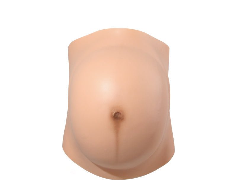 Realistic Silicone Pregnancy Belly – Stretch-Mark Maternity Simulation Prop for Photos, Videos, Cosplay, Theater, Film Production and Costume Styling