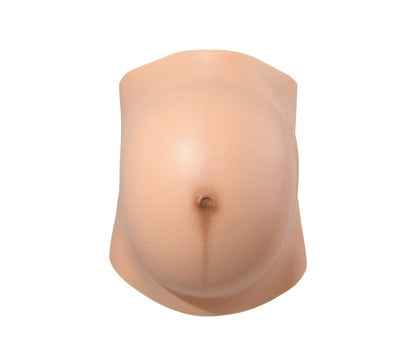 Realistic Silicone Pregnancy Belly – Stretch-Mark Maternity Simulation Prop for Photos, Videos, Cosplay, Theater, Film Production and Costume Styling