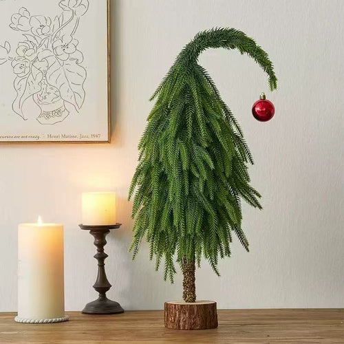 Mini Christmas Tree Decoration – Customizable PVC Desktop Tree for Indoor Parties, Office Desks and Holiday Home Decor