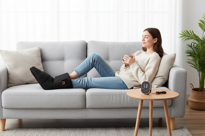 Cordless Air Compression Leg Massager – Rechargeable Foot and Calf Massage Boots with Vibration for Relaxation, Circulation Support and Recovery