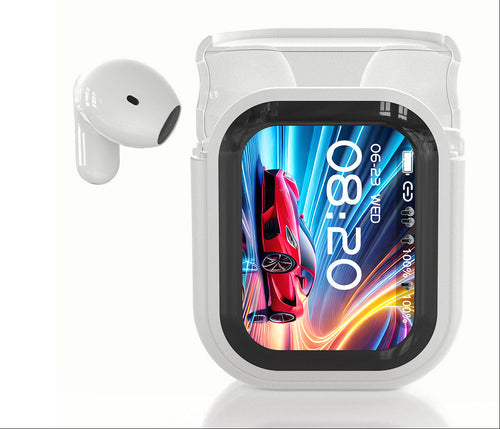 AI Translator Earbuds – 6-in-1 Bluetooth Translation Headphones with LCD Touch Control, iOS Android Support and Long Battery Life for Travel