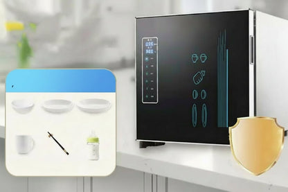UV Dish Sterilizer Cabinet – High Temperature Tableware Disinfection Dryer for Safe Kitchen Bowls, Plates and Utensils