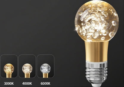 Crystal LED Mini Chandelier – Acrylic E27 E14 Pendant Light for Bedroom, Kitchen and Elegant Interior Decoration