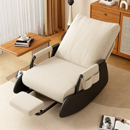 Adjustable Lazy Rocking Chair – Ergonomic Foldable Recliner for Living Rooms, Balconies and Lounges with Comfortable Resting and Relaxation Support