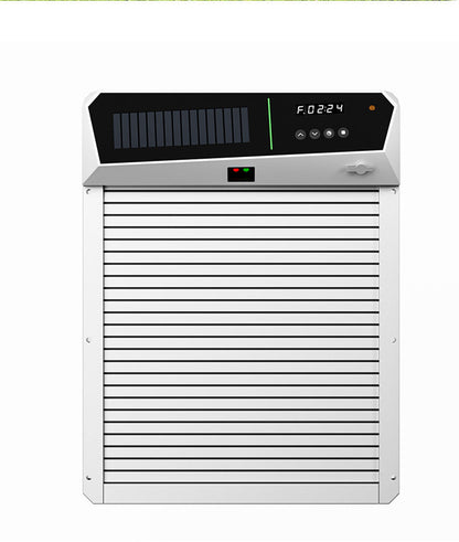 Solar Automatic Chicken Coop Door – Intelligent Light-Sensing Roller Shutter with Power Storage for Convenient Poultry Access, Night Security and Hands-Free Operation