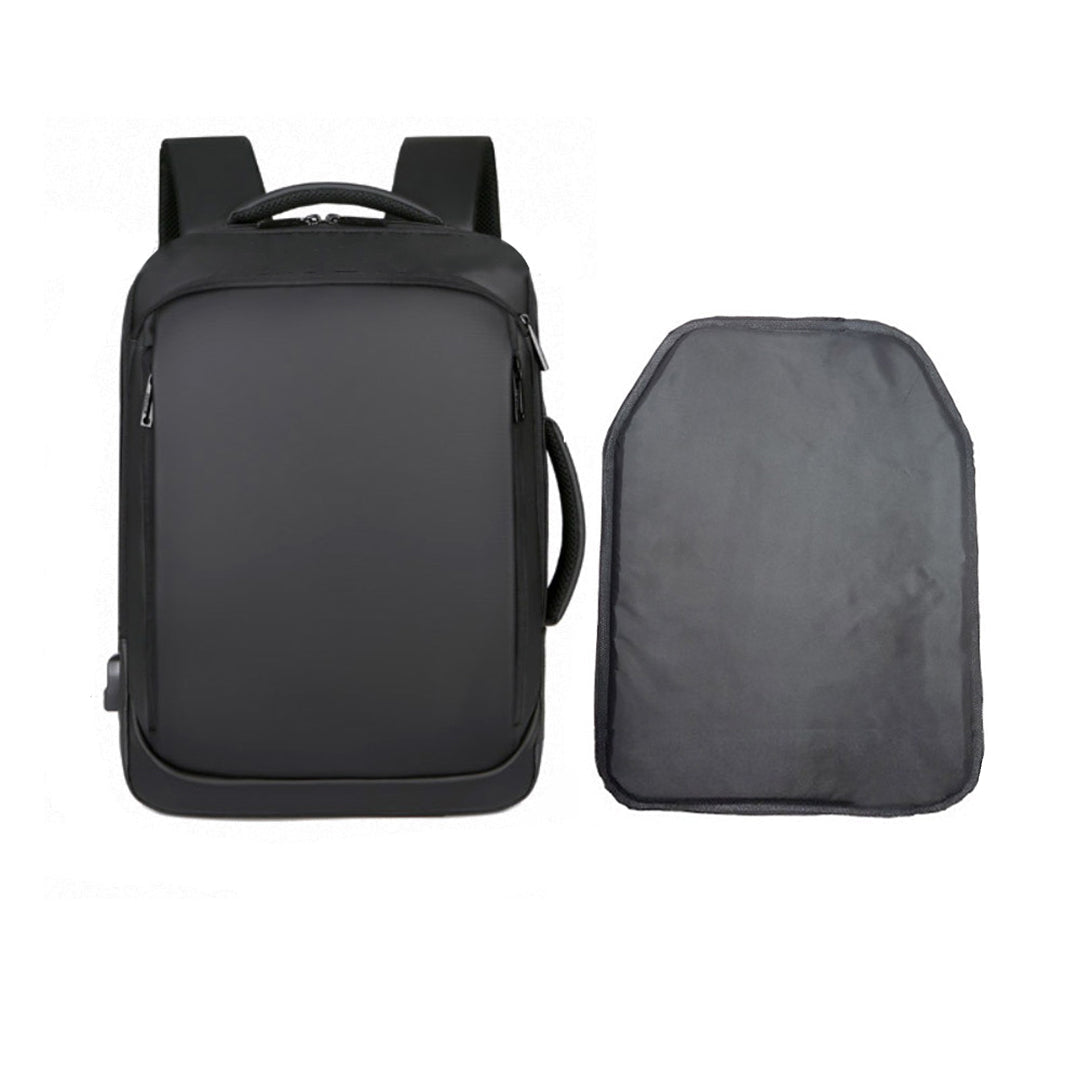 Level II Ballistic Backpack for Men – Large Capacity Protective Travel Bag with Stand-Alone Panel for Everyday Carry and Security