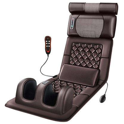Foldable Electric Massage Mattress – Full-Body Heated Pad with Kneading and Vibration Functions for Relaxation, Comfort and Home Wellness