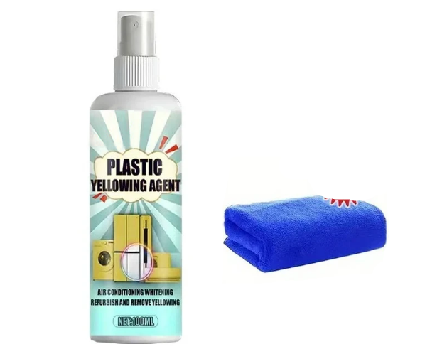 Multi-Surface Plastic Whitener Spray – Powerful Scratch-Free Cleaner for Vehicles, Home Appliances and Household Surfaces, Restoring a Fresh Clean Appearance