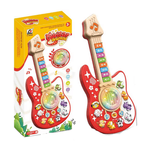 Electronic Giraffe Guitar Toy – Educational Baby Piano with Animal Sounds, Color Recognition, Lights and Melodies for Early Learning