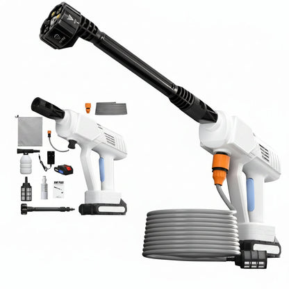 Cordless Pressure Washer – Portable Brushless Power Washer with 4.0Ah Battery, 6-in-1 Nozzle and Handheld Design for Car Cleaning