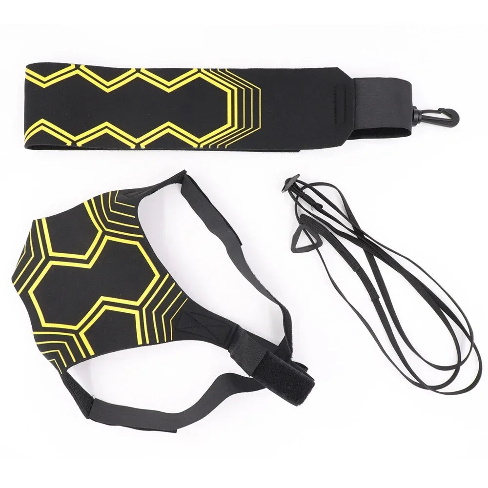 Soccer Kick Trainer Belt – Adjustable Solo Football Training Aid for Kids and Adults to Improve Passing and Ball Control