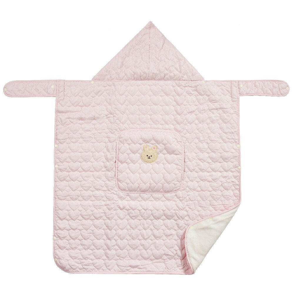 Fleece Baby Sling Cover – Hooded Infant Carrier Blanket for Warm Winter Travel and Newborn Protection