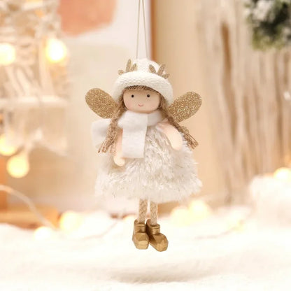 Angel Christmas Tree Ornament – Elegant Hanging Doll Decoration for Festive Trees, Holiday Parties and Seasonal Home Decor