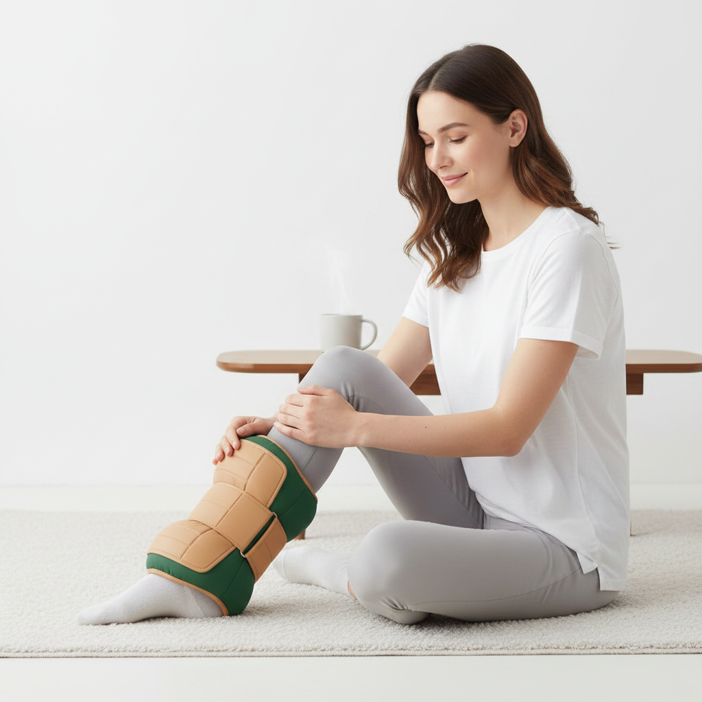 Heel Elevation Protector Pillow – Egg-Crate Foam Ankle Cushion for Pressure Relief, Bed Comfort and Supportive Positioning for Limited-Mobility Users
