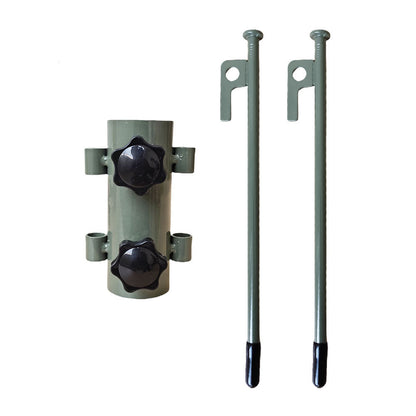 Adjustable Tent Canopy Pole Holder – Reinforced Camping Awning Support Tube with Windproof Stakes for Outdoor Shelter Stability
