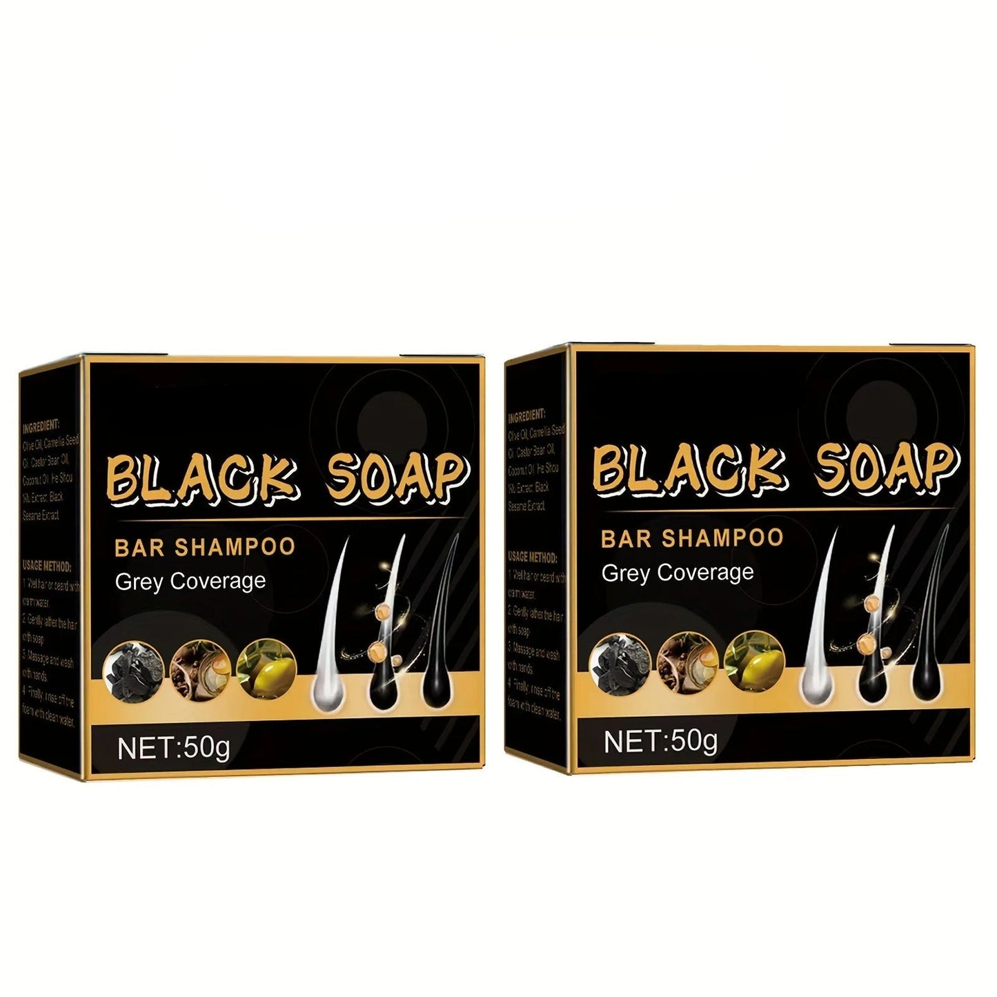 Polygonum Hair Care Soap Set-Nourishing Anti Dandruff Shampoo Bar for Healthy Scalp Hair Repair and Dark Hair Support