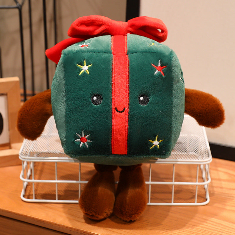 Gingerbread Man Plush Ornament – Soft Christmas Tree Hanging Doll for Holiday Decor and Gift Giving