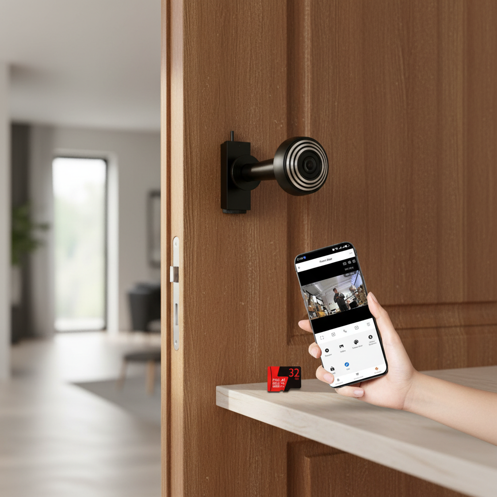 Smart Video Peephole Camera – WiFi Door Viewer with Motion Detection, ONVIF RTSP and Home Security Monitoring