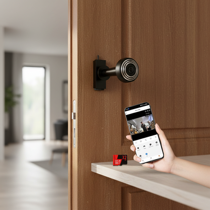 Smart Video Peephole Camera – WiFi Door Viewer with Motion Detection, ONVIF RTSP and Home Security Monitoring