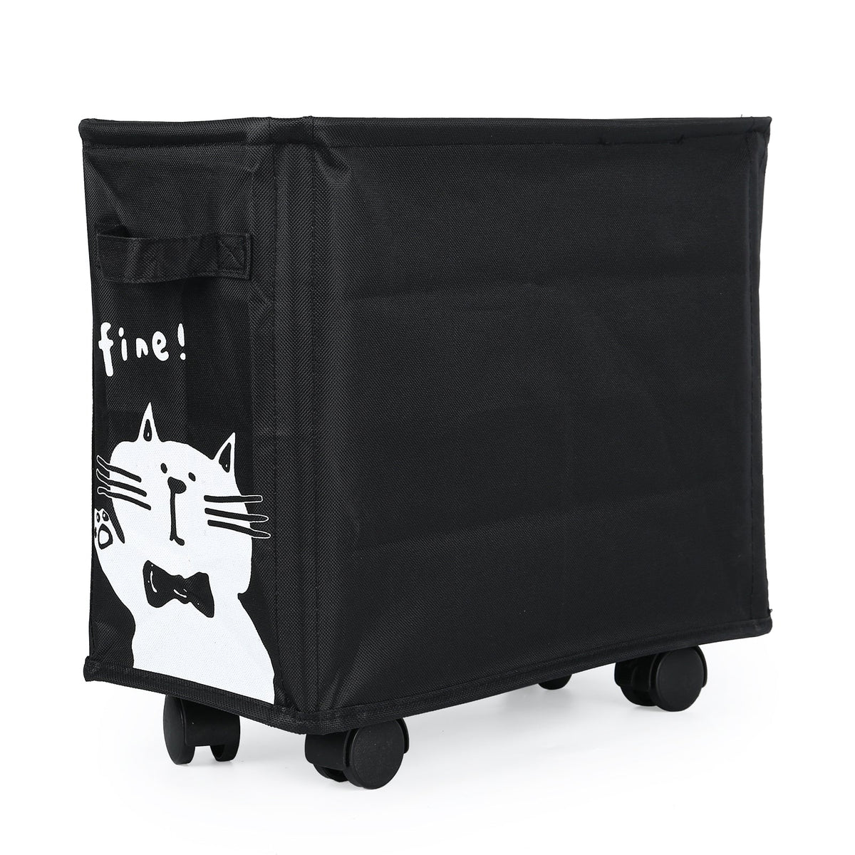 Rolling Under Desk Storage Cart – Mobile Organizer with Wheels for Books, Laptop Bags, Office Supplies and School Essentials