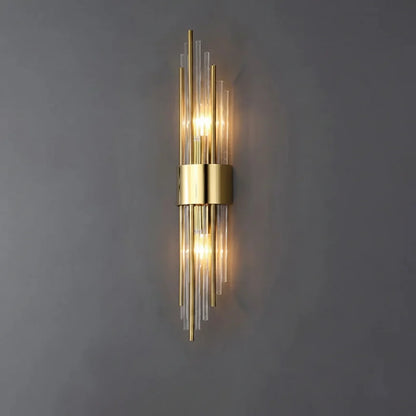 Luxury LED Wall Sconce – Modern Gold Indoor Wall Lamp for Living Room, Bedroom, Staircase and Designer Interiors