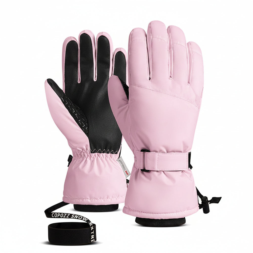 Winter Ski Gloves - Waterproof Windproof Thermal Snowboard and Motorcycle Riding Gloves for Men and Women, Lightweight Cold Weather Protection