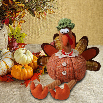 Thanksgiving Turkey Hanging Decoration – Festive Autumn Harvest Dangling Ornament for Seasonal Home, Porch and Fall Holiday Displays