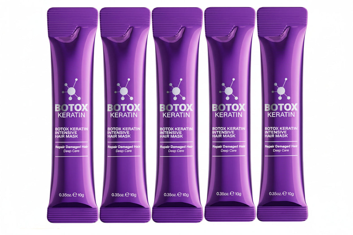 Keratin Hair Mask – 5-Second Deep Repair Treatment for Damaged, Frizzy Hair, Providing Intense Moisture for Soft, Smooth and Shiny Hair