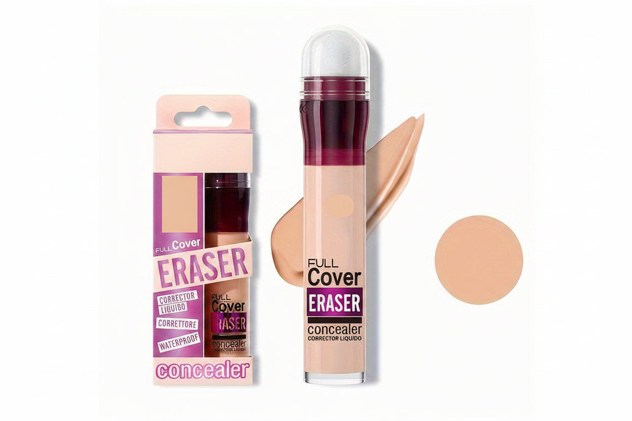 Liquid Concealer Foundation – Full Coverage Makeup for Dark Circles, Acne Marks, Freckles and Long Lasting Natural Finish