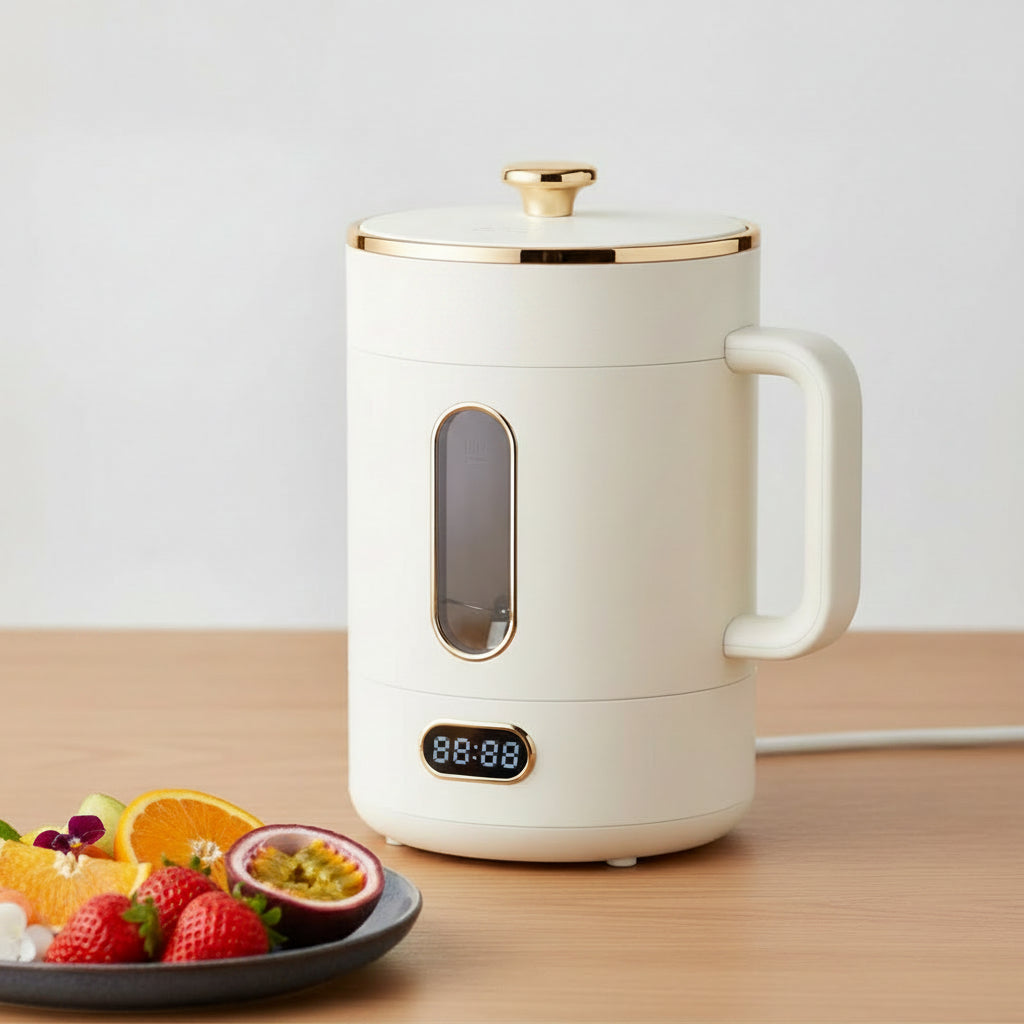 Automatic Soy Milk Maker – Mini No Filter Wall Breaking Machine for Fresh Soy Milk, Soups and Healthy Drinks
