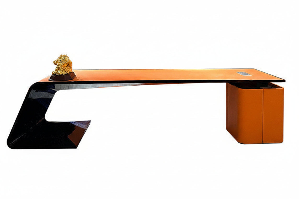 Luxury Executive Computer Desk – Modern Designer Office Table for CEO Workspaces, Gaming Rooms and Stylish Home Office Furniture