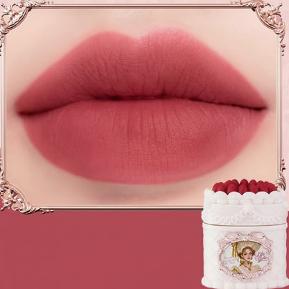 Matte Velvet Lip Mousse – Strawberry Cake Lip Cream with Soft Focus Finish, Long Lasting Color and Smooth Makeup Look