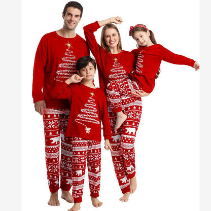 Family Matching Christmas Pajamas – Coordinated Sleepwear Set for Parents, Kids, Baby and Pets Holiday Photos