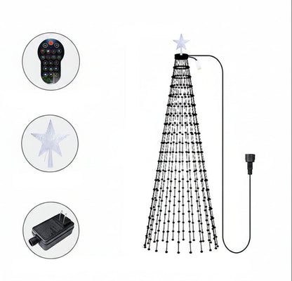 Smart RGB Christmas Tree Lights – Bluetooth App Controlled LED Fairy Lights with Music Sync and Timer