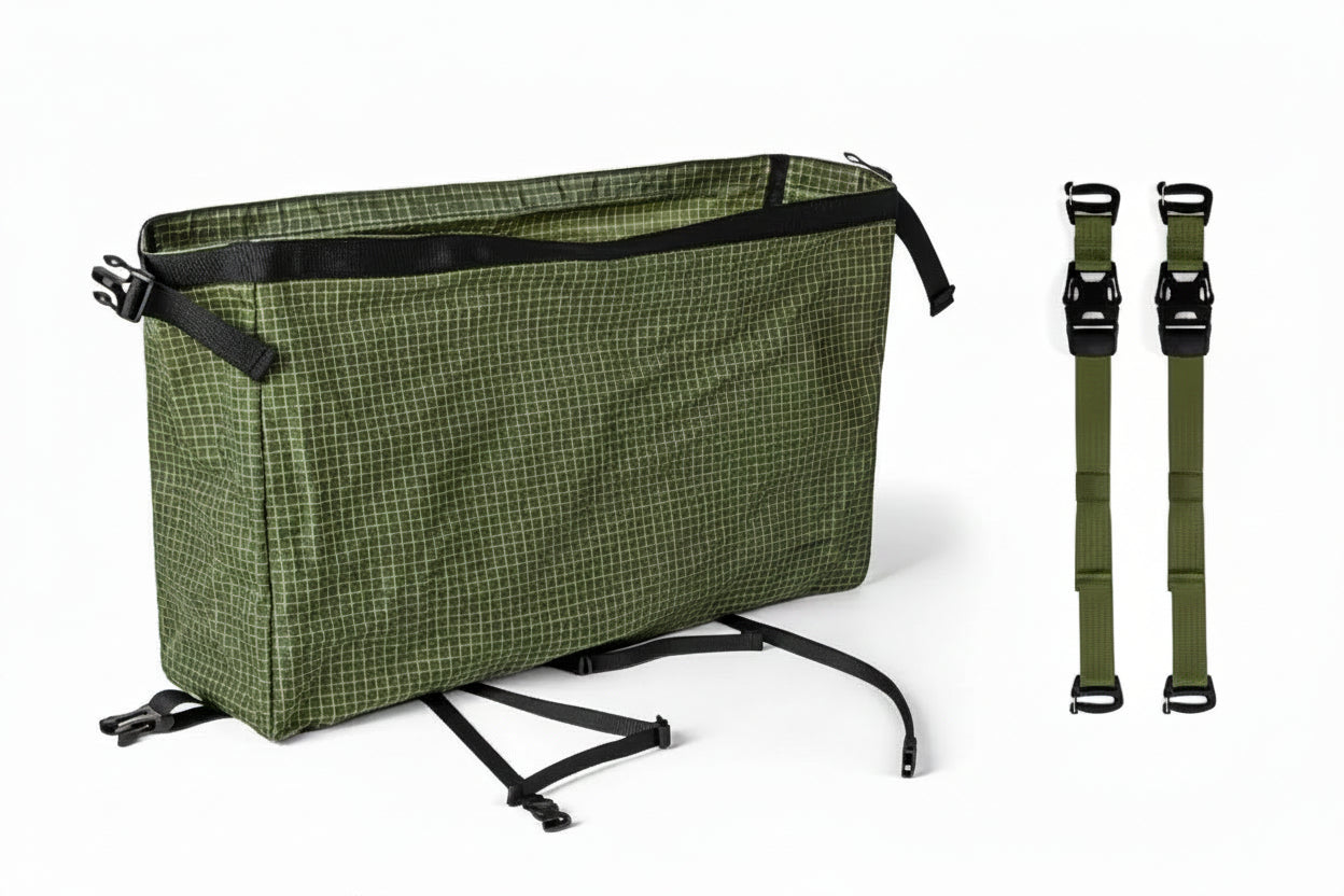 Ultralight Dyneema Backpack Pouch – Waterproof Top-Lid Expansion Bag for Hiking and Mountaineering with Multifunction External Gear Storage