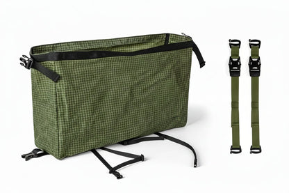 Ultralight Dyneema Backpack Pouch – Waterproof Top-Lid Expansion Bag for Hiking and Mountaineering with Multifunction External Gear Storage