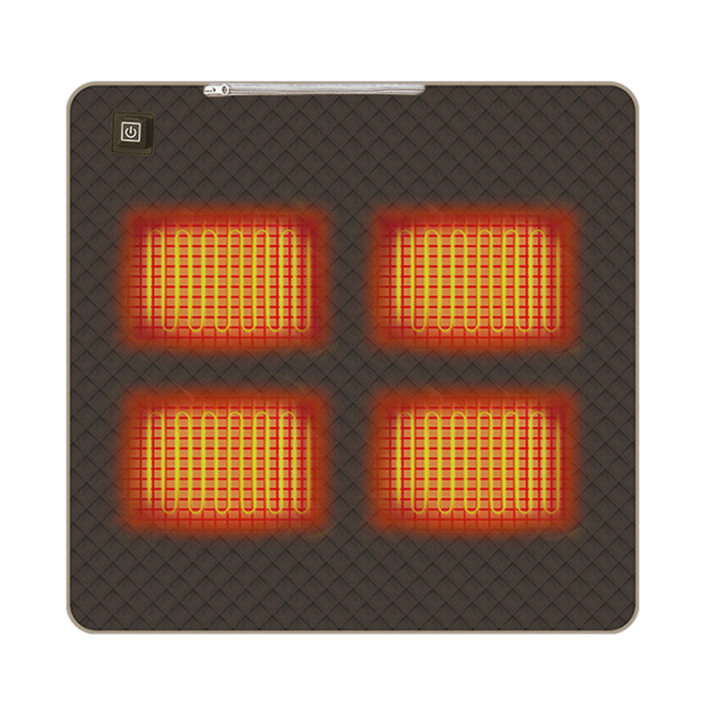 Outdoor Heated Sleeping Mat - USB Powered Camping Heating Pad with Adjustable Temperature and Multiple Heating Zones