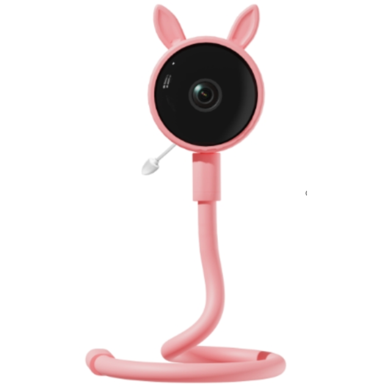 Smart Baby Monitor Camera - 1080P WiFi Remote Viewing Device with Night Vision, Temperature Detection and Two-Way Monitoring