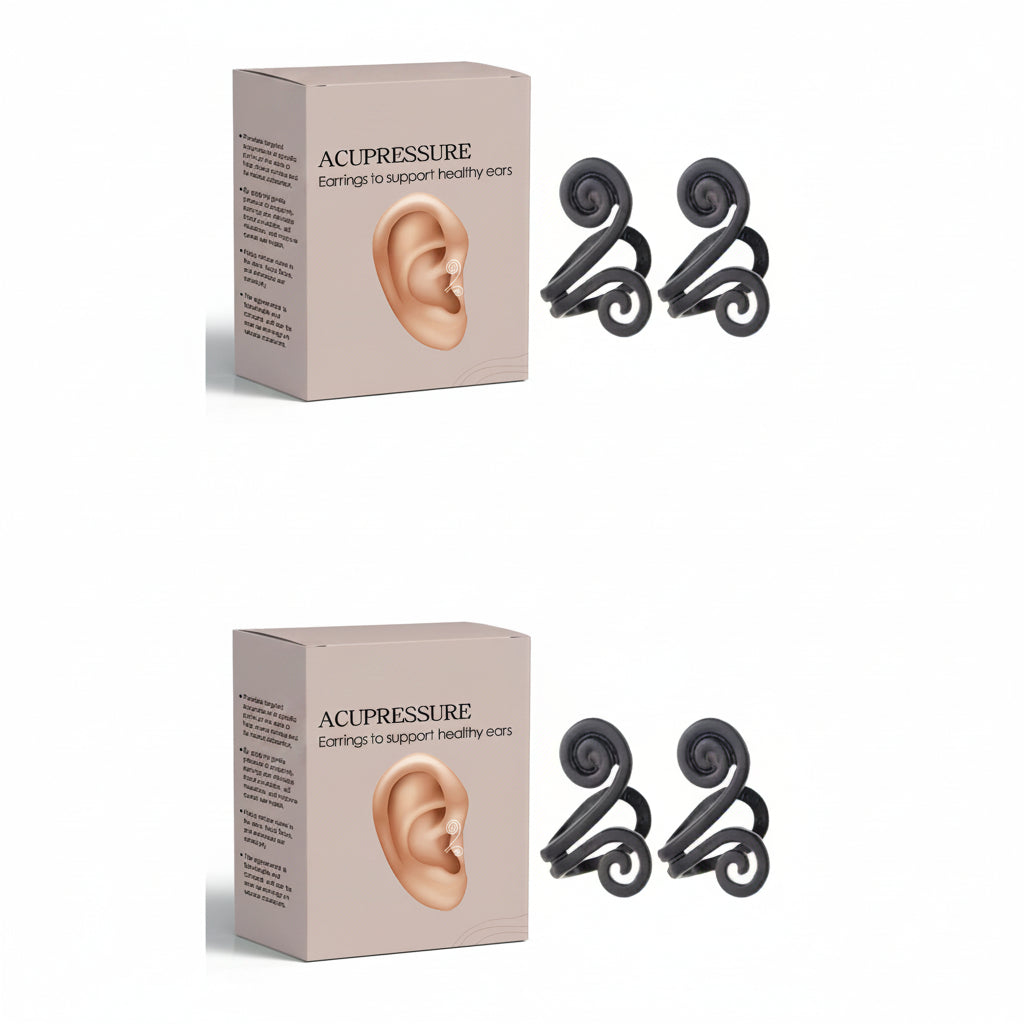 Tinnitus Relief Earrings – Anti-Tinnitus Ear Sleeves and Earring Stoppers for Soothing Ear Pressure, Comfort and Discreet Everyday Ear Support