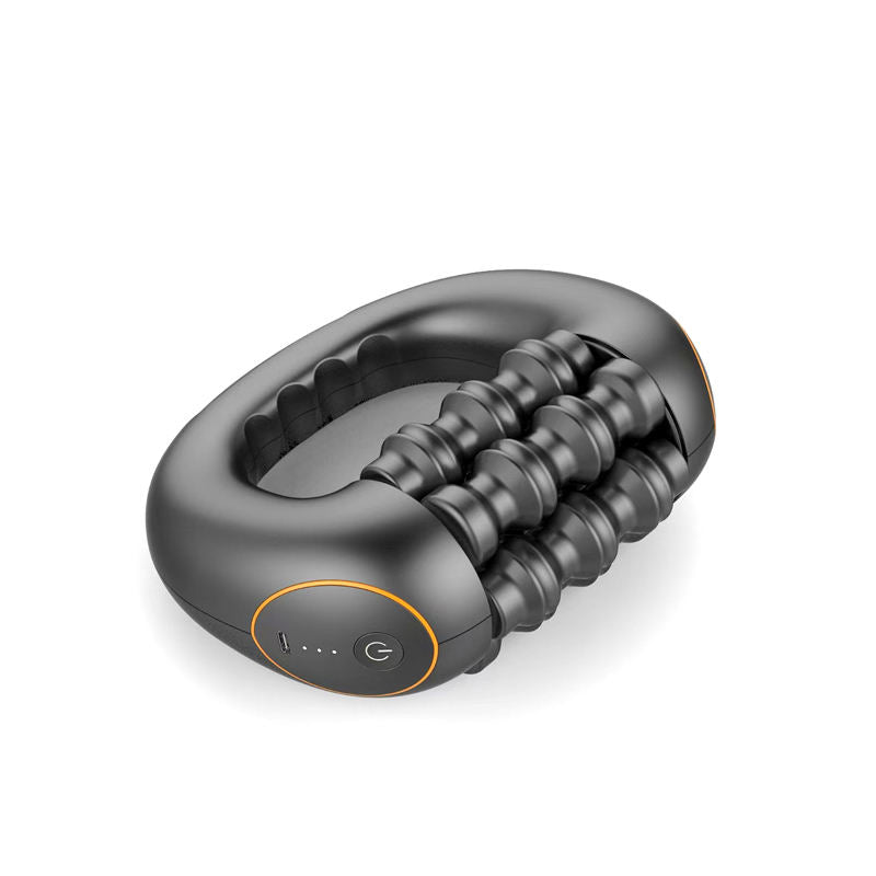 Rechargeable Percussion Massager – Deep Tissue Muscle Recovery Roller with Three Speed Settings for Full Body Pain Relief