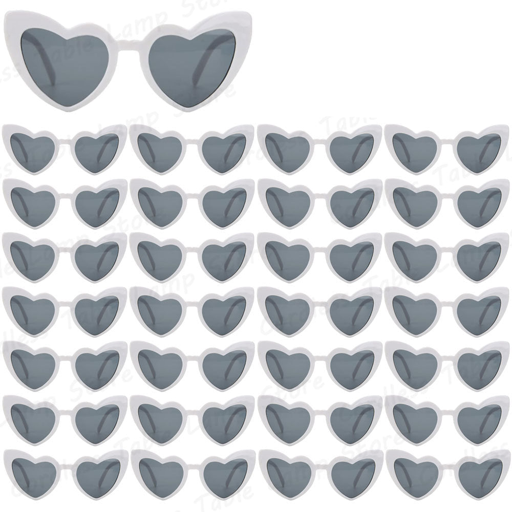 Wedding Heart Sunglasses Set - Trendy Bride and Bridesmaid Party Favors for Weddings, Hen Nights and Celebrations